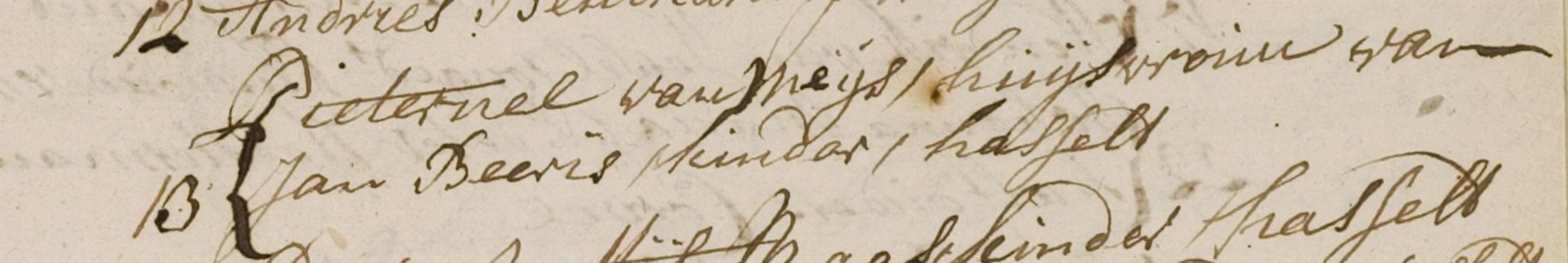 Klik voor foto in apart venster meijs_pieternel_van__begraven_op_13_februari_1777_in_tilburg__huisvrouw_van_jan_beeris__laat_kinderen_na__hasselt_-_tilburg_inv_70_begraaflijsten_1762-1783_paf._96_scan_94.jpg