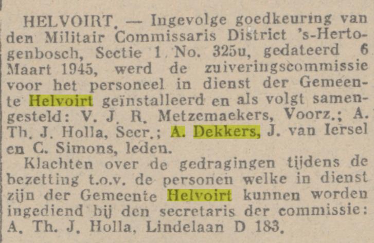 Klik voor foto in apart venster dekkers_adrianus__de_vrije_pers_23-03-1945_-_zuiveringscommissie_geinstalleerd.jpg