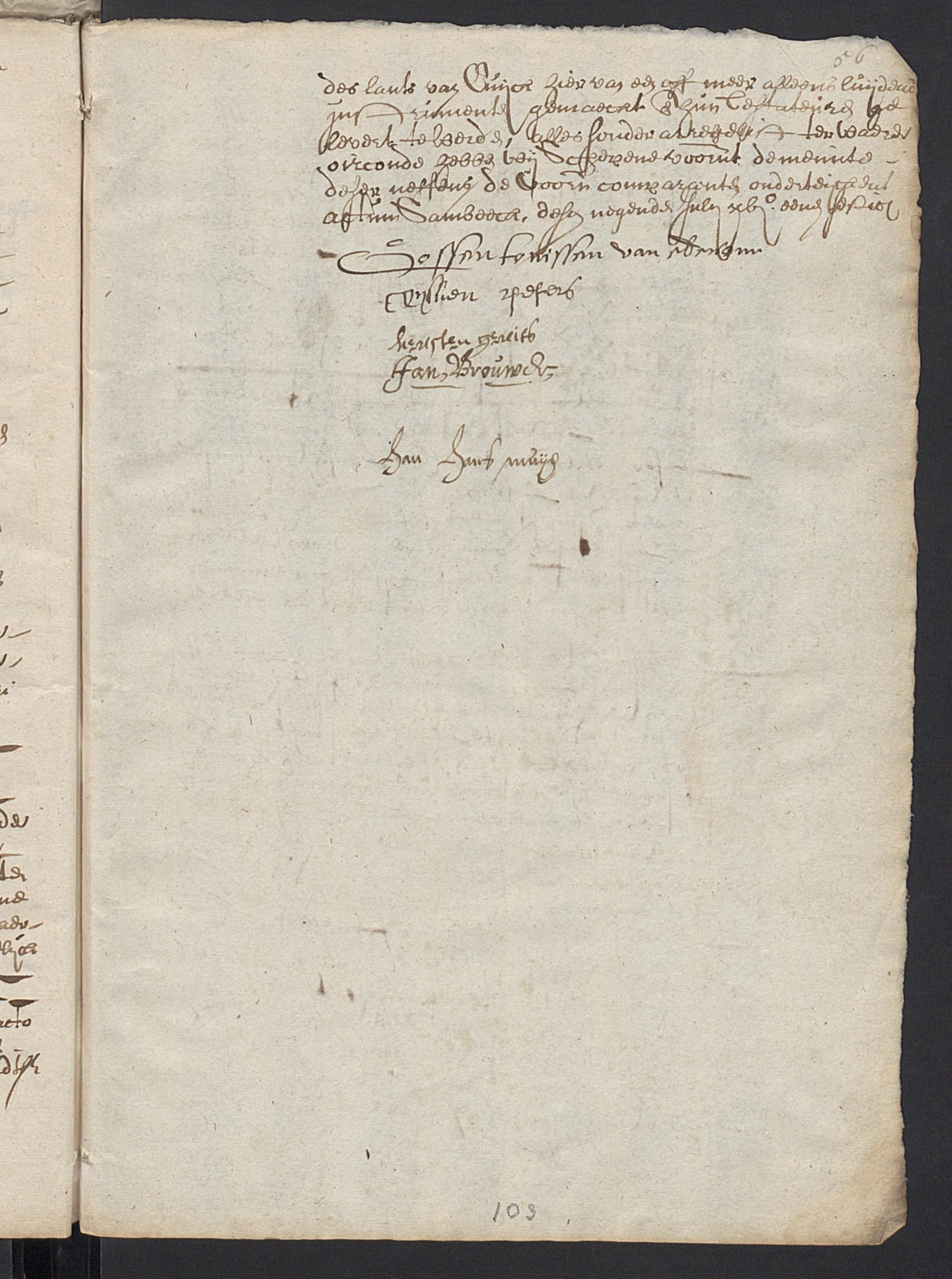 Klik voor foto in apart venster eldrum_goosen_thonisse_van__en_thijsken_peeters_maken_hun_testament_op_9_juli_1661_voor_de_schepenen_van_sambeek_-_5.jpg